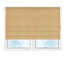 Римские шторы Шале охра XL цена. Купить в «Мастерская Жалюзи»